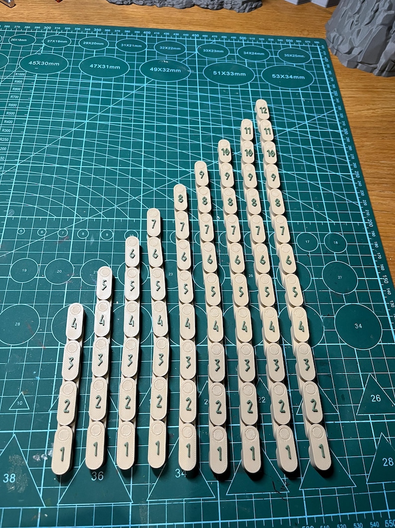 Elastyczna linijka łańcuchowa widok 2